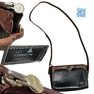 Liz Claiborne Genuine Leather Crossbody Purse